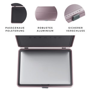 Laptoptasche Aluminium Hardcase 13,3 Zoll passgenau für Apple MacBook Pro 13 Bild 2