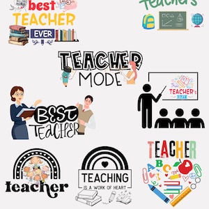 Retro Teacher PNG Bundle, Teacher Sublimation design, Teacher vibes png, Teacher , Retro Teacher Png, Png Bundle,Digital Download
