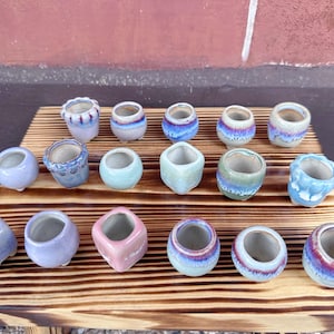 Handmade mini pots