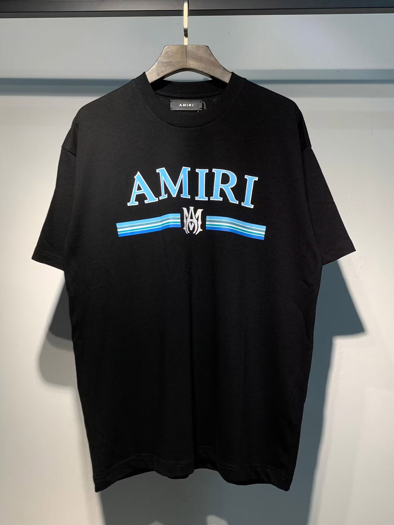 Amiri washed t-shirt letterprinting short sleeves