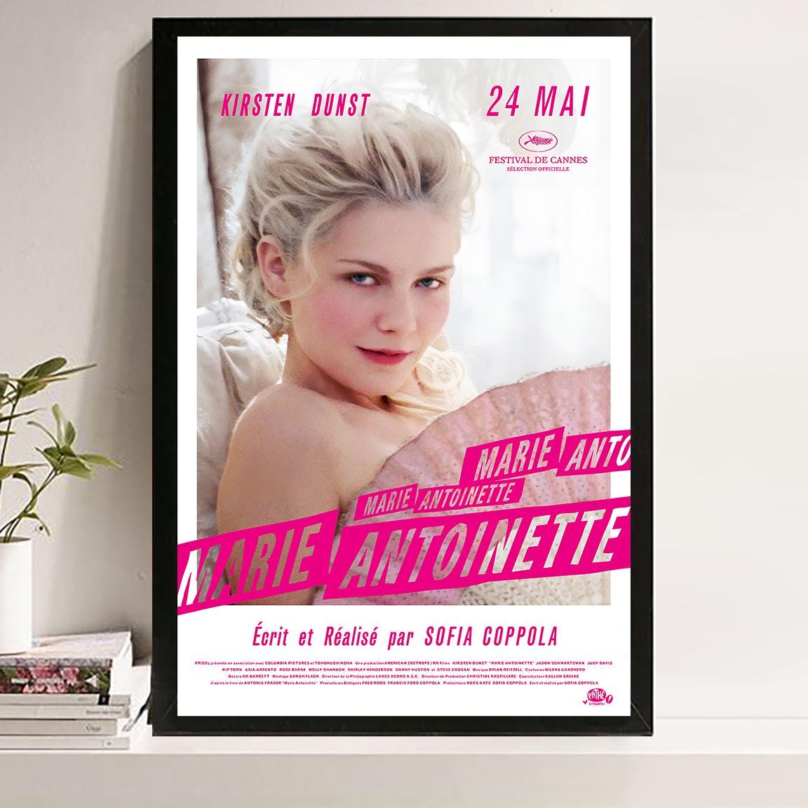 Marie Antoinette Movie Poster: Sofia Coppola Film, Kirsten Dunst