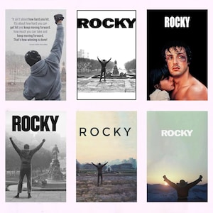 Rocky Film Poster, Raumdekor, Plakat für Geschenke, Wohnkultur, Wandkunst Dekor