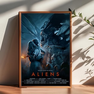 Aliens (1986) Film Poster,Dekoration,Poster für Geschenke,Wohnkultur,Kunst