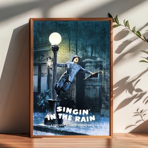 Singin' in the Rain Filmposter, Raumdekor, Poster für Geschenke, Wohnkultur, Wandkunstdekor