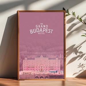 Das Grand Budapest Hotel Film Poster, Zimmer Dekor, Poster für Geschenke, Wohnkultur, Wand Kunst Dekor