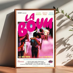 La Boum Film Poster,Raum Dekor,Poster für Geschenke,Wohnkultur,Wand Kunst Dekor