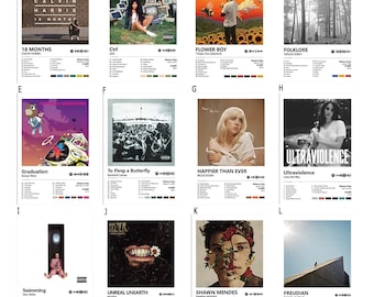 Custom Album Poster - Music Wall Art, Album Cover Print, Choose Any Album, Album Art Poster, Wall Art, Room Decor,Poster for Gifts,