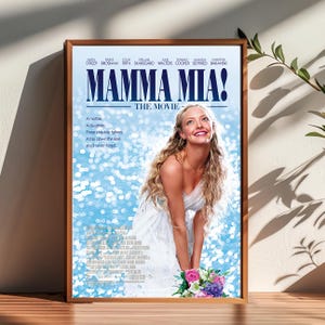 Mamma Mia Film Poster, Raum Dekor, Poster für Geschenke, Wohnkultur, Wand Kunst Dekor