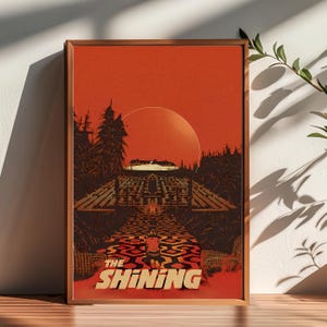 The Shining Horror Movie Poster, Raumdekor, Poster für Geschenke, Wohnkultur, Wandkunstdekor