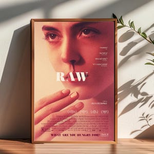 RAW Movie Poster,Room Decor,Poster for Gifts,Home Decor,Wall Art Decor