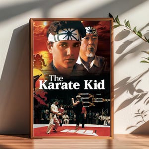 Karate Kid Film Poster, Raum Dekor, Poster für Geschenke, Wohnkultur, Wand Kunst Dekor