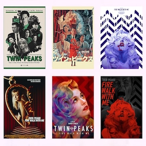 Twin Peaks Fire Walk With Me Film Poster, Raum Dekor, Poster für Geschenke, Wohnkultur, Wand Kunst Dekor