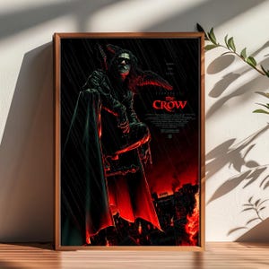 The Crow Movie Poster,Room Decor,Poster for Gifts,Home Decor,Wall Art Decor