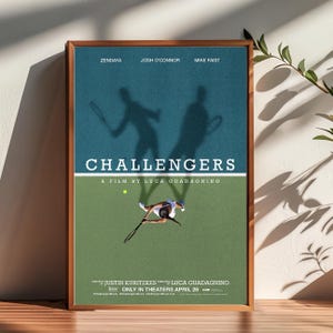 Challengers Film Poster, Raumdekor, Poster für Geschenke, Wohnkultur, Wandkunst Dekor