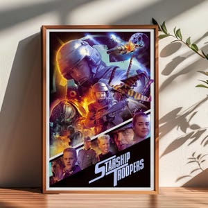 Raumschiff Troopers Film Poster,Raum Dekor,Poster für Geschenke,Wohnkultur,Wand Kunst Dekor