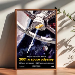 2001 A Space Odyssey Film Poster, Raum Dekor, Poster für Geschenke, Wohnkultur, Wand Kunst Dekor