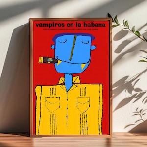 Vampirs en La Habana! Film Poster, Raum Dekor, Poster für Geschenke, Wohnkultur, Wand Kunst Dekor