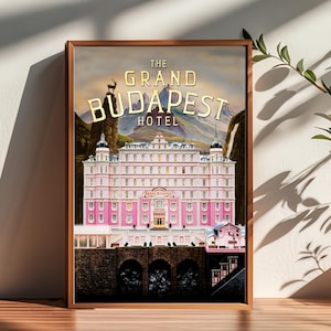 The Grand Budapest Hotel Movie Poster,Room Decor,Poster for Gifts,Home Decor,Wall Art Decor