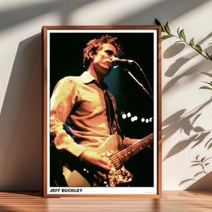 Jeff Buckley Konzert Poster Filmposter, Raum Dekor, Poster für Geschenke, Wohnkultur, Wand Kunst Dekor