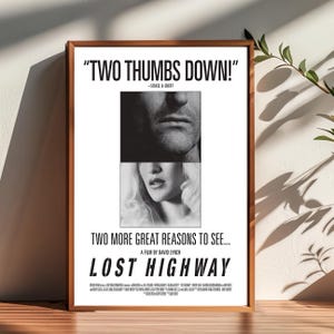 Lost Landstraße Film Poster, Raum Dekor, Poster für Geschenke, Wohnkultur, Wand Kunst Dekor