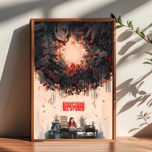 Alles überall Auf einmal Filmposter, Raumdekor, Poster für Geschenke, Wohnkultur, Wandkunstdekor