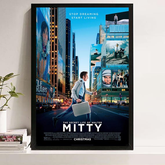 Targa In Metallo Retrò The Secret Life Of Walter Mitty – Decorazione Da Parete In Stile Vintage, 20x30 Cm, Per Pub, Garage O Cucina