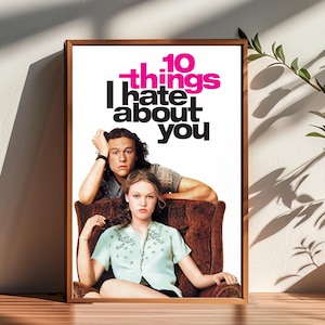 10 Things I Hate About You Movie Poster,Room Decor,Poster for Gifts,Home Decor,Wall Art Decor