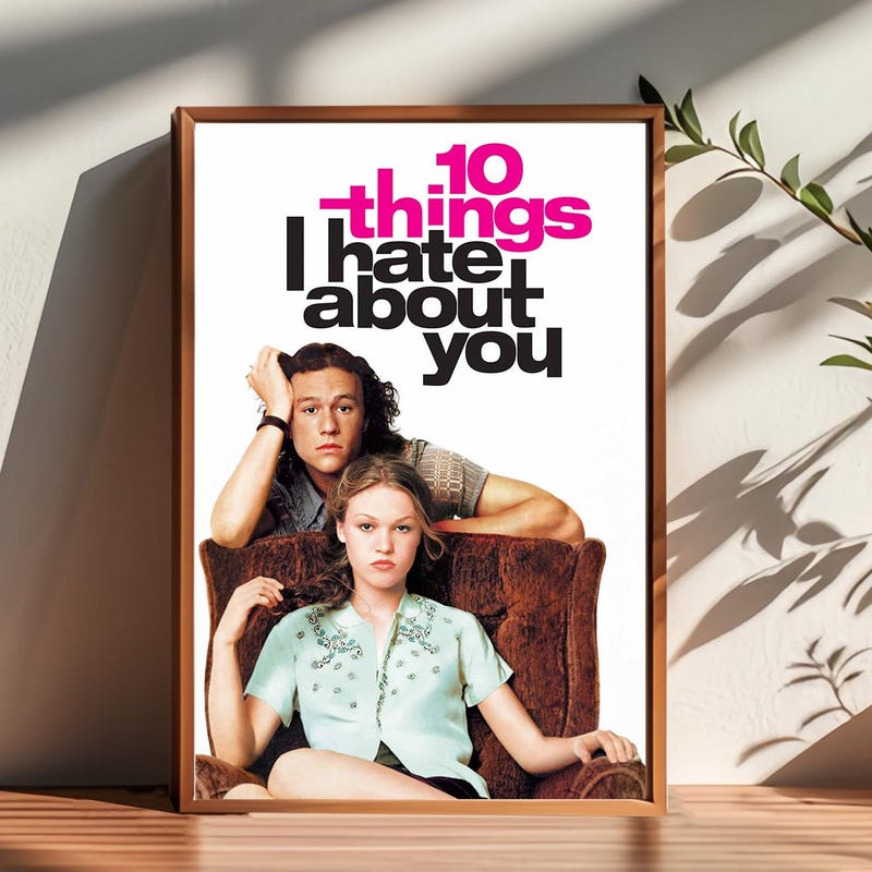 Ten Things I Hate About You Poster - Etsy