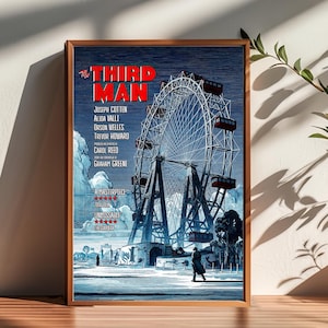Der dritte Mann Film Poster, Raum Dekor, Poster für Geschenke, Wohnkultur, Wand Kunst Dekor