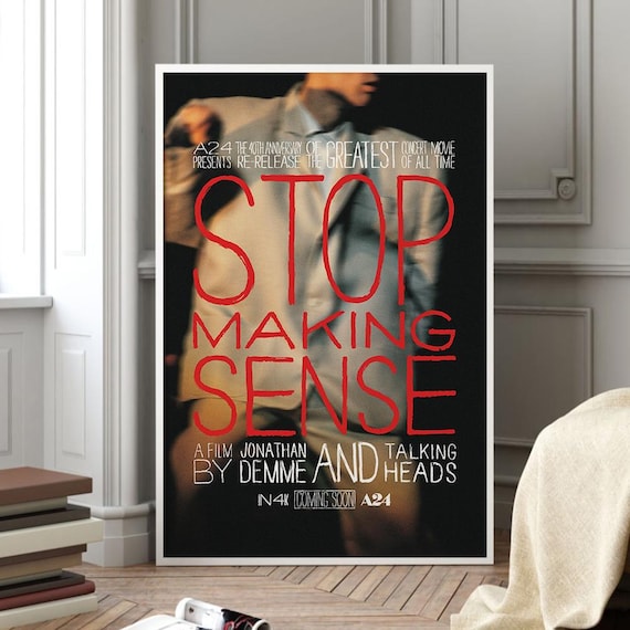 ストップメイキングセンスSTOPMAKINGSENSE USオリジナルポスター