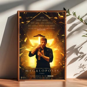 Megalopolis Film Poster, Raumdekor, Poster für Geschenke, Wohnkultur, Wandkunst Dekor