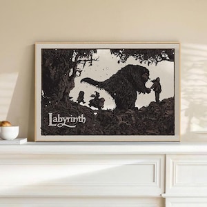 Labyrinth Film Poster,Raumdekor,Poster für Geschenke,Wohnkultur,Wandkunst Dekor
