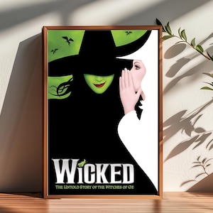 Wicked Film Poster,Raum Dekor,Poster für Geschenke,Wohnkultur,Wand Kunst Dekor