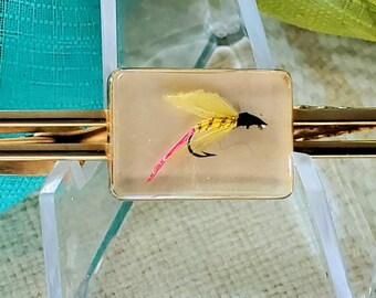 Vintage Fly Fishing Tie Bar