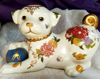 Imperial Puppy of Satsuma Figurine