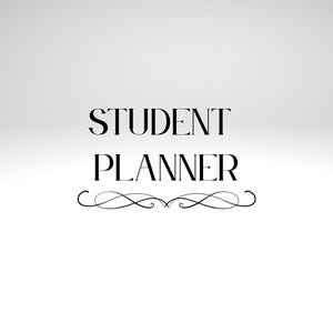 Student planner Digital Dowload/ College Planner/ Study Planer/ Academic Organizer/ Printable Planner PDF