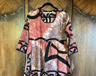 Upcycled Batik Dress