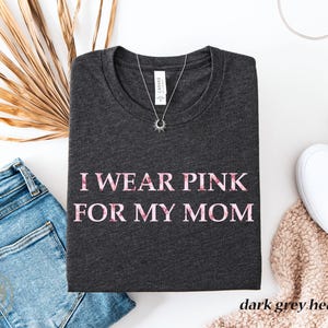 Personalized Breast Cancer Awareness Shirt: Boho Floral Pink Ribbon Tee