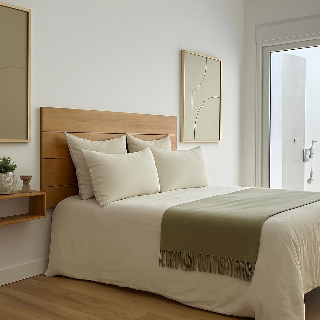 Letto Matrimoniale In Legno Moderno