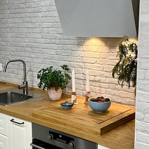 Couvercle de plaque de cuisson en bois et céramique, couvercle de plaque de cuisson en céramique, planche de cuisson, plaque de cuisson en bois, couvercle à induction, planche à découper en bois