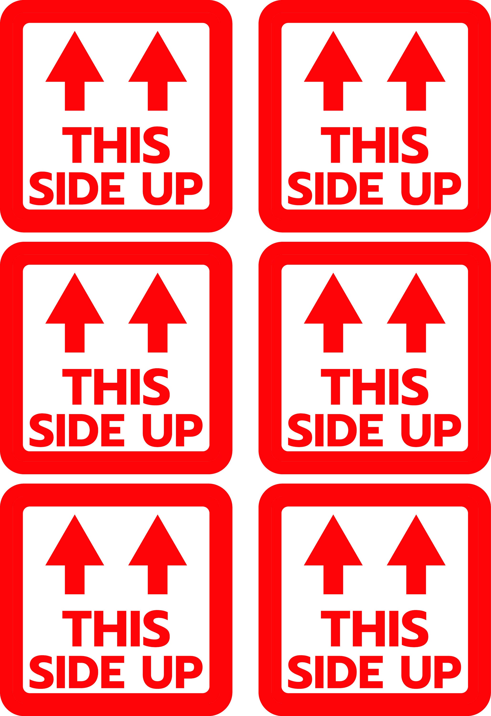 Sticker "this SIDE Up" Signs for Packaging and Shipping - Etsy