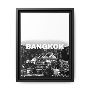 Retro Wall Art Digital Gift | Halftone Bangkok Thailand Poster | Thailand Vintage Travel Download