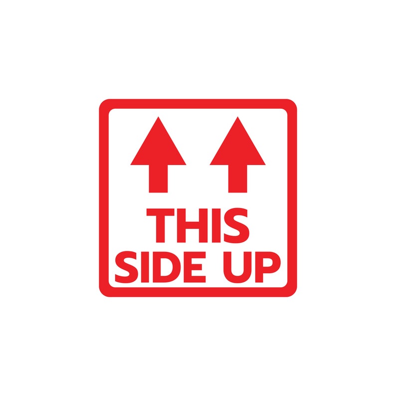 Sticker "this SIDE Up" Signs for Packaging and Shipping - Etsy