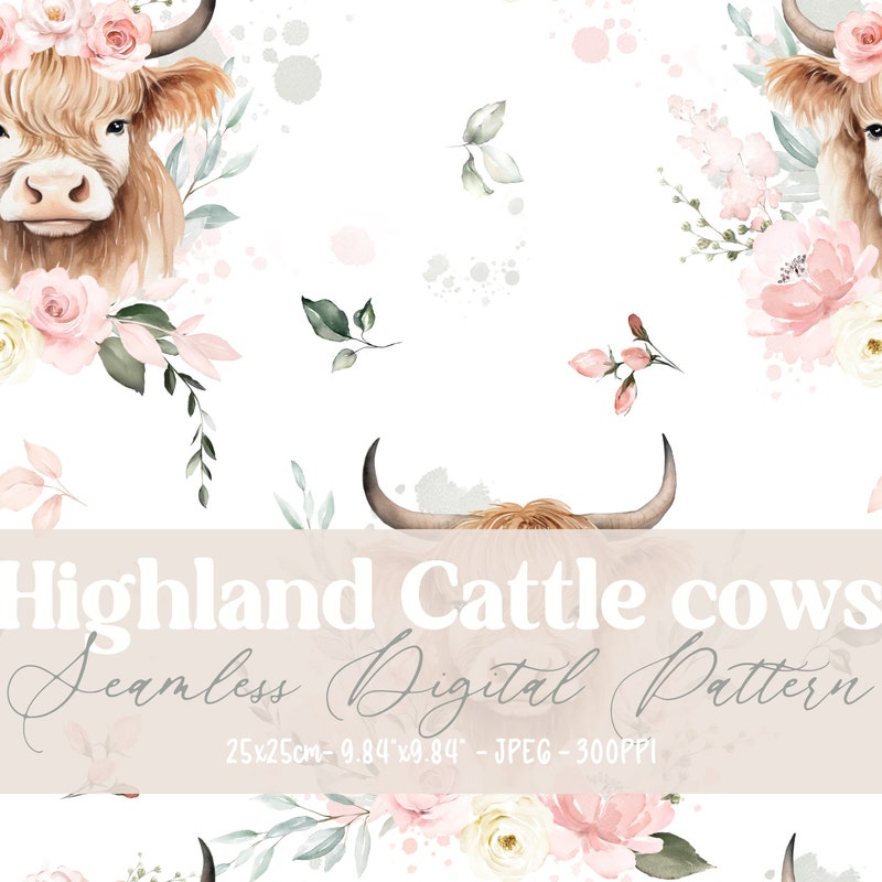 Highland Cow Fabric - Etsy
