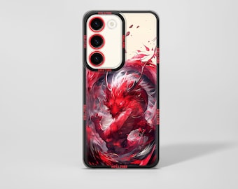 Anime Dragon Phone Case Fantasy Cover Samsung Galaxy S25Ultra, S24, S23Fe, A56, A55, A36, A15, iPhone 16Pro Max, 15, 14 Plus, 13mini, 12