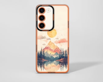 Anime Mountain Phone Case Nature Cover Samsung Galaxy S25Ultra, S24, S23Fe, A56, A55, A36, A15, iPhone 16Pro Max, 15, 14 Plus, 13mini, 12