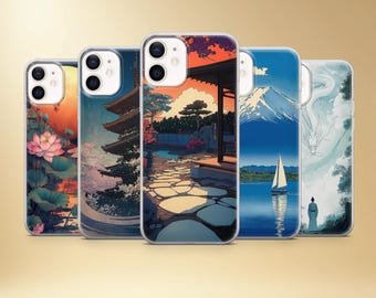 Japanische Anime Handyhülle, Manga Art Cover für iPhone, Samsung, Pixel