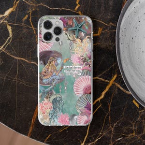 Mermaid Phone Case Ocean Pearl Underwater Cover for iPhone, Samsung & Google Pixel