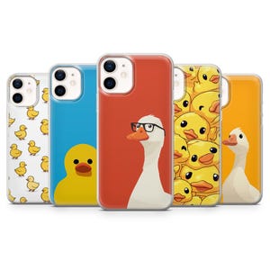 Duck Phone Case Funny Silly Goose Cover for iPhone, Samsung & Google Pixel