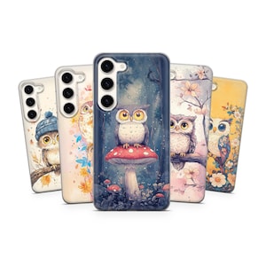 Owl Phone Case Colorful Art Cover for iPhone, Samsung & Google Pixel